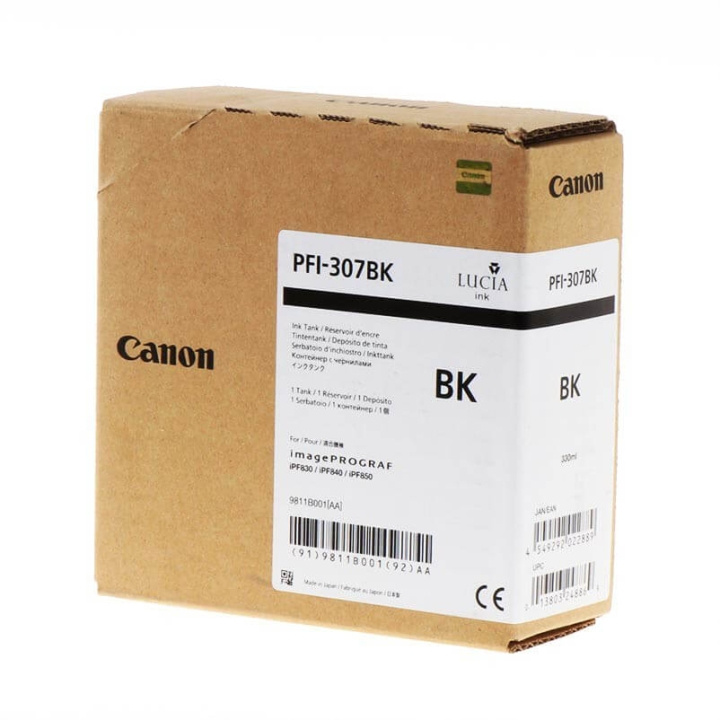 Ink 9811B001 PFI-307 Black in de groep COMPUTERS & RANDAPPARATUUR / Printers & Accessoires / Inkt & Toner / Toner / Canon bij TP E-commerce Nordic AB (C26351)