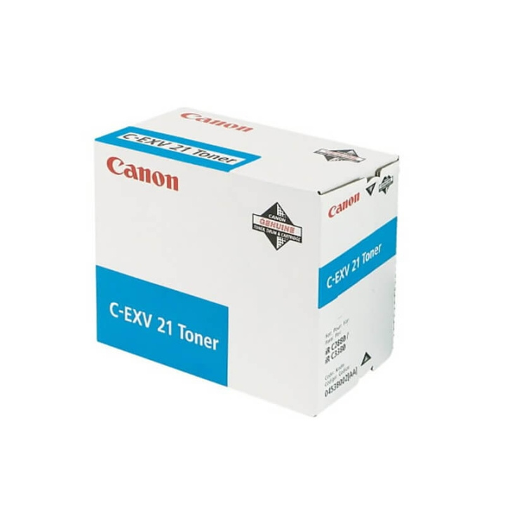 Toner 0453B002 C-EXV 21 Cyan in de groep COMPUTERS & RANDAPPARATUUR / Printers & Accessoires / Inkt & Toner / Toner / Canon bij TP E-commerce Nordic AB (C26394)