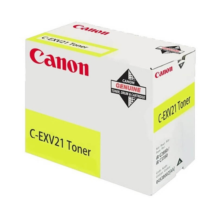 Toner 0455B002 C-EXV 21 Yellow in de groep COMPUTERS & RANDAPPARATUUR / Printers & Accessoires / Inkt & Toner / Toner / Canon bij TP E-commerce Nordic AB (C26396)