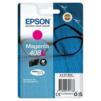 Ink C13T09K34010 408L Magenta, Glasses in de groep COMPUTERS & RANDAPPARATUUR / Printers & Accessoires / Inkt & Toner / Inktpatronen / Epson bij TP E-commerce Nordic AB (C26903)