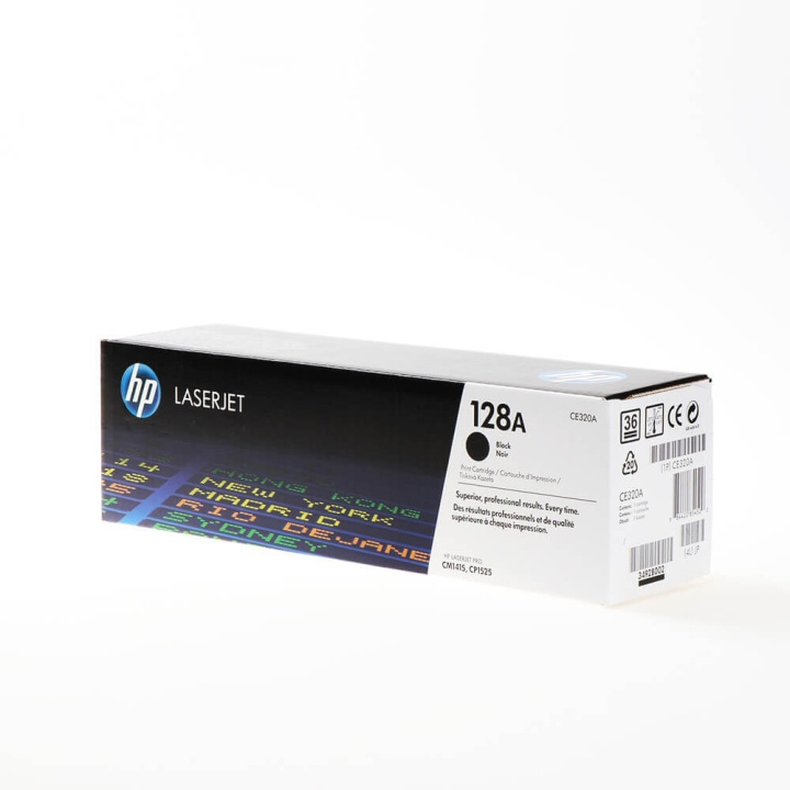 Toner CE320A 128A Black in de groep COMPUTERS & RANDAPPARATUUR / Printers & Accessoires / Inkt & Toner / Toner / HP bij TP E-commerce Nordic AB (C27130)