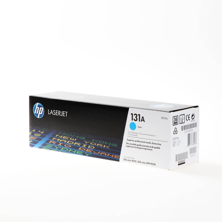 Toner CF211A 131X Cyan in de groep COMPUTERS & RANDAPPARATUUR / Printers & Accessoires / Inkt & Toner / Toner / HP bij TP E-commerce Nordic AB (C27167)