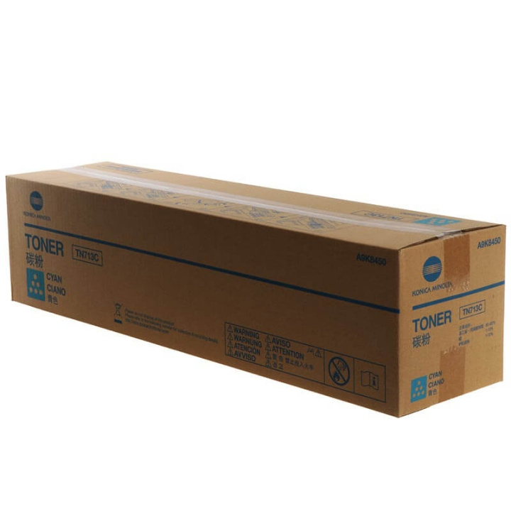 Toner A9K8450 TN713 Cyan in de groep COMPUTERS & RANDAPPARATUUR / Printers & Accessoires / Inkt & Toner / Toner / Konica Minolta bij TP E-commerce Nordic AB (C27524)