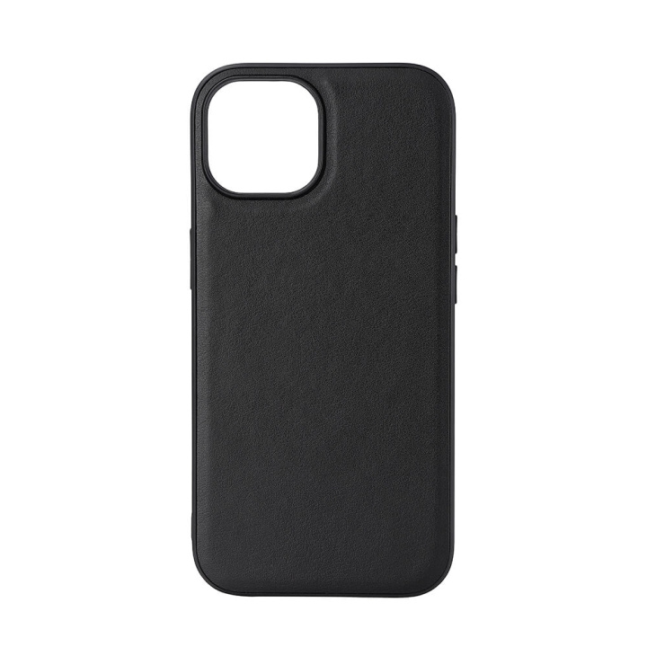 Phone Case PU MagSeries Black - iPhone 15 in de groep SMARTPHONE & TABLETS / Mobielbescherming / Apple / iPhone 15 bij TP E-commerce Nordic AB (C28563)