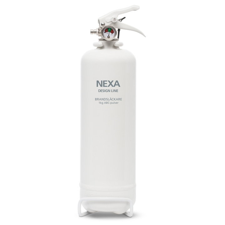 nexa Brandsläckare Vit 1kg 8A in de groep HUISHOUDEN & TUIN / Alarm & Beveiliging / Vuur, rook, gas / Brandblussers bij TP E-commerce Nordic AB (C28654)