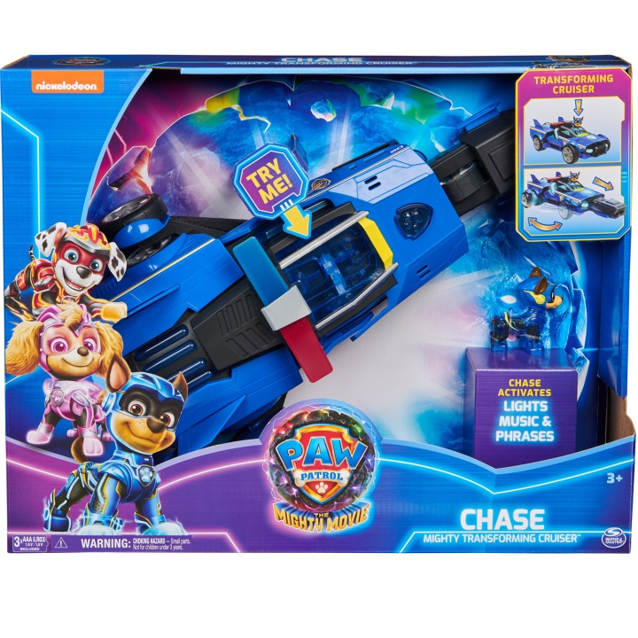 Paw Patrol Chase Feature Cruiser in de groep SPEELGOED, KINDER- & BABYPRODUCTEN / Speelgoed / Speelgoedauto\'s bij TP E-commerce Nordic AB (C28750)