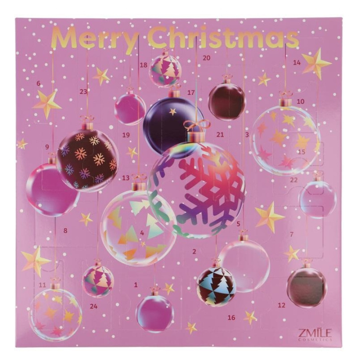 Zmile Cosmetics Advent Calendar 24 Windows Square \'3D Christmas balls\' in de groep SPEELGOED, KINDER- & BABYPRODUCTEN / Speelgoed / Adventkalender bij TP E-commerce Nordic AB (C28896)