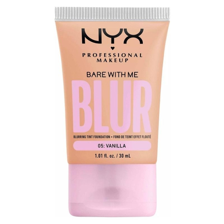 NYX PROF. MAKEUP Bare With Me Blur Tint Foundation 30ml 05 Vanilla in de groep BEAUTY & HEALTH / Huidsverzorging / Gezicht / Gezichtscrèmes bij TP E-commerce Nordic AB (C28984)