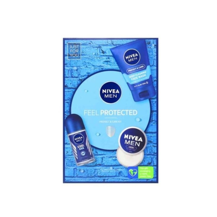 Nivea Men Protect And Care Gift Set 3 Pieces in de groep BEAUTY & HEALTH / Huidsverzorging / Gezicht / Gezichtscrèmes bij TP E-commerce Nordic AB (C29206)