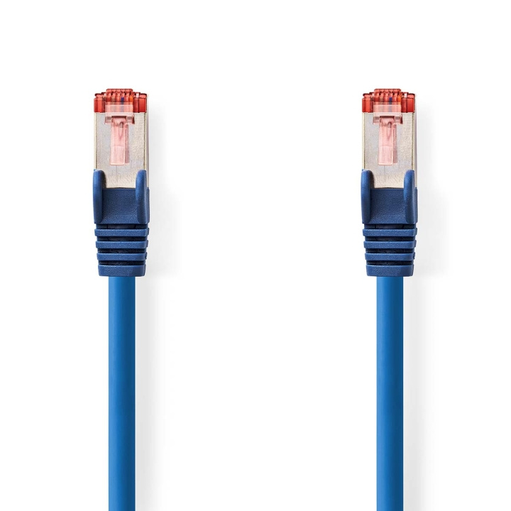 Nedis CAT6 Netwerkkabel | RJ45 Male | RJ45 Male | S/FTP | 3.00 m | Rond | LSZH | Blauw | Label in de groep COMPUTERS & RANDAPPARATUUR / Computerkabels / Netwerkkabels / Cat6 bij TP E-commerce Nordic AB (C29366)