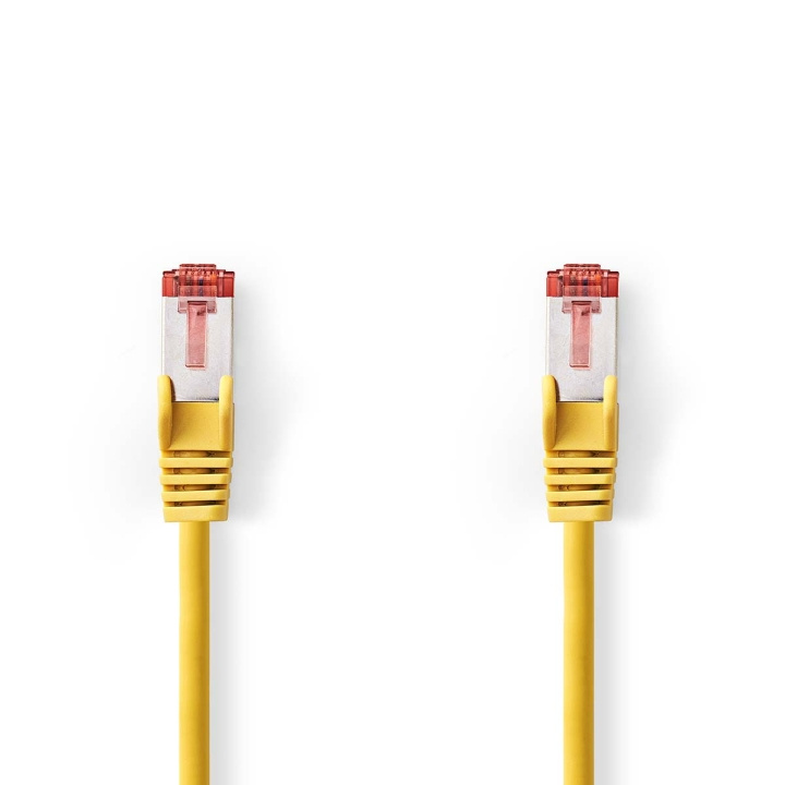 Nedis CAT6 Netwerkkabel | RJ45 Male | RJ45 Male | S/FTP | 10.0 m | Rond | LSZH | Geel | Label in de groep COMPUTERS & RANDAPPARATUUR / Computerkabels / Netwerkkabels / Cat6 bij TP E-commerce Nordic AB (C29386)