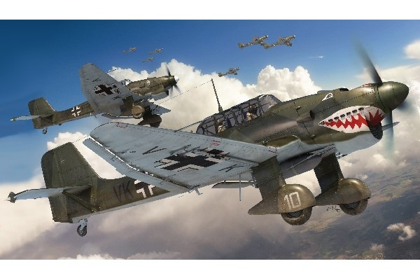 AIRFIX Junkers Ju87 B-1 Stuka in de groep SPORT, VRIJE TIJD & HOBBY / Hobby / Kunststof modellen / Vliegtuigen/helikopters bij TP E-commerce Nordic AB (C29585)