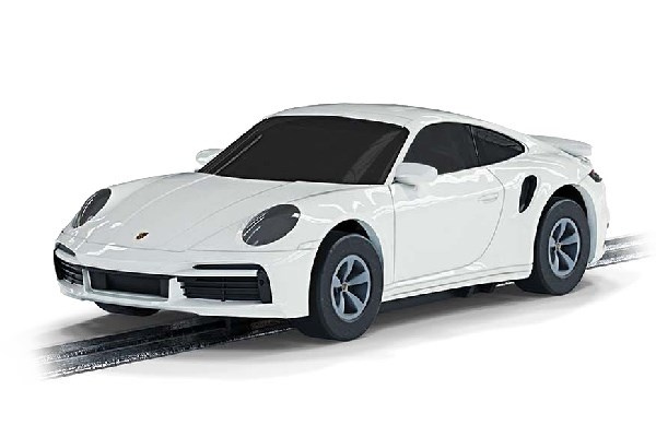 SCALEXTRIC Micro Porsche 911 Turbo Car, white 1:64 in de groep SPEELGOED, KINDER- & BABYPRODUCTEN / Op afstand bestuurbaar / Autobanen / Auto\'s bij TP E-commerce Nordic AB (C29647)