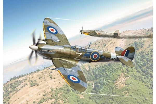 Italeri 1:48 Spitfire Mk. IX in de groep SPORT, VRIJE TIJD & HOBBY / Hobby / Kunststof modellen / Vliegtuigen/helikopters bij TP E-commerce Nordic AB (C29788)