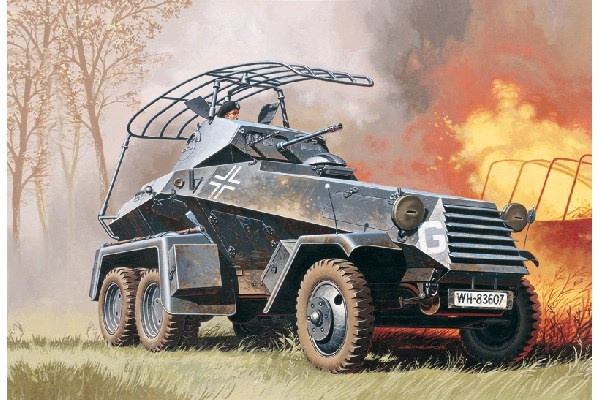 ITALERI 1:35 Sd.Kfz. 232 - 6 Rad in de groep SPORT, VRIJE TIJD & HOBBY / Hobby / Kunststof modellen / Militaire voertuigen (land) bij TP E-commerce Nordic AB (C29789)