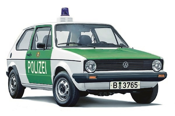 ITALERI 1:24 VW Golf \'POLIZEI\' in de groep SPORT, VRIJE TIJD & HOBBY / Hobby / Kunststof modellen / Auto\'s bij TP E-commerce Nordic AB (C29812)