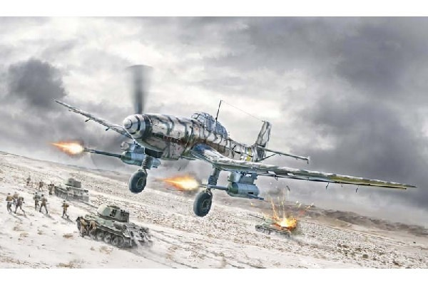 ITALERI 1:72 Junker Ju-87G-2 Kanonenvogel in de groep SPORT, VRIJE TIJD & HOBBY / Hobby / Kunststof modellen / Vliegtuigen/helikopters bij TP E-commerce Nordic AB (C29815)