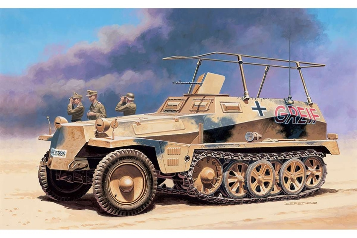 ITALERI 1:72 Sd.Kfz. 250/3 in de groep SPORT, VRIJE TIJD & HOBBY / Hobby / Kunststof modellen / Militaire voertuigen (land) bij TP E-commerce Nordic AB (C29836)