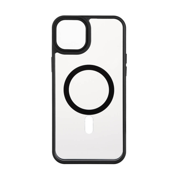 ONSALA Mobilskal Bumper MagSeries Black & Clear - iPhone 15 Plus in de groep SMARTPHONE & TABLETS / Mobielbescherming / Apple / iPhone 15 bij TP E-commerce Nordic AB (C30284)