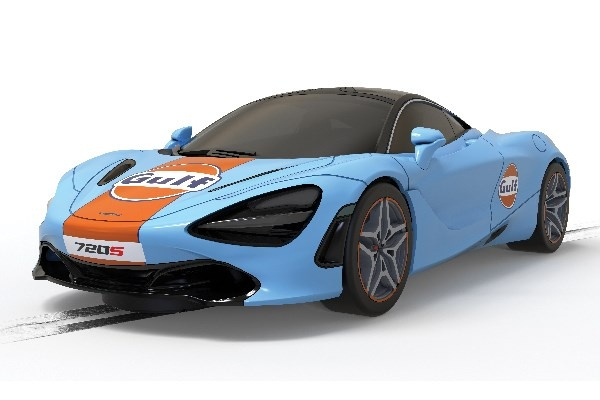 Scalextric McLaren 720S - Gulf Edition 1:32 in de groep SPEELGOED, KINDER- & BABYPRODUCTEN / Op afstand bestuurbaar / Autobanen / Auto\'s bij TP E-commerce Nordic AB (C30516)