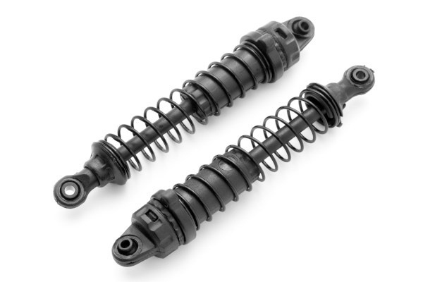 BLACKZON Rear Shock (Black/2pcs) in de groep SPEELGOED, KINDER- & BABYPRODUCTEN / Op afstand bestuurbaar / Reserveonderdelen & Extra accessoires / Blackzon bij TP E-commerce Nordic AB (C30763)