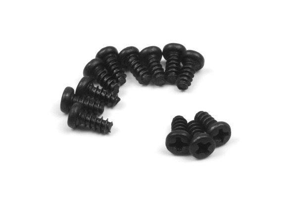 BLACKZON Pan Head Self Tapping Screws 6x6mm (12pcs) in de groep SPEELGOED, KINDER- & BABYPRODUCTEN / Op afstand bestuurbaar / Reserveonderdelen & Extra accessoires / Blackzon bij TP E-commerce Nordic AB (C30809)