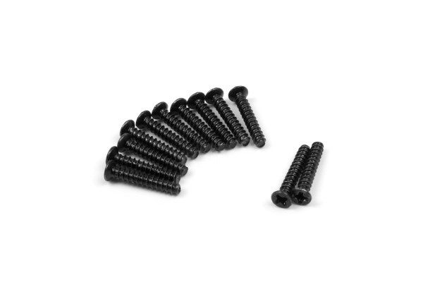 BLACKZON Countersunk Self Tapping 2x12mm (12pcs) in de groep SPEELGOED, KINDER- & BABYPRODUCTEN / Op afstand bestuurbaar / Reserveonderdelen & Extra accessoires / Blackzon bij TP E-commerce Nordic AB (C30814)