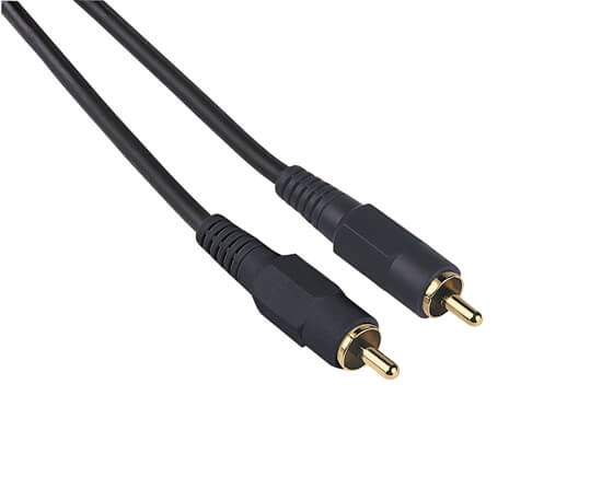 HAMA Kabel RCA-RCA Svart 0.75m in de groep HOME ELECTRONICS / Kabels & Adapters / RCA / Kabels bij TP E-commerce Nordic AB (C31087)