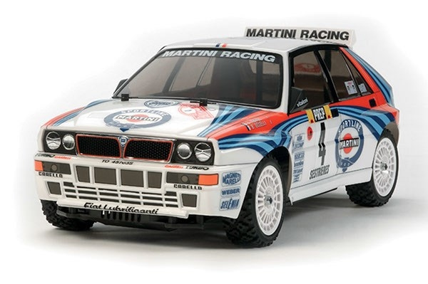 TAMIYA 1/10 R/C Lancia Delta (XV-01) in de groep SPEELGOED, KINDER- & BABYPRODUCTEN / Op afstand bestuurbaar / Afstand bestuurbare auto\'s bij TP E-commerce Nordic AB (C31547)