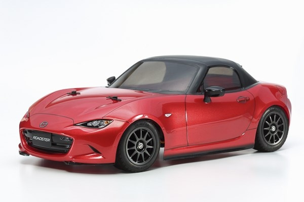 TAMIYA 1/10 R/C Mazda MX-5 (M-05) / NO ESC in de groep SPEELGOED, KINDER- & BABYPRODUCTEN / Op afstand bestuurbaar / Afstand bestuurbare auto\'s bij TP E-commerce Nordic AB (C31639)