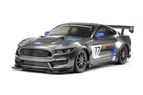 TAMIYA 1/10 R/C Ford Mustang GT4 (TT-02) / NO ESC in de groep SPEELGOED, KINDER- & BABYPRODUCTEN / Op afstand bestuurbaar / Afstand bestuurbare auto\'s bij TP E-commerce Nordic AB (C31651)