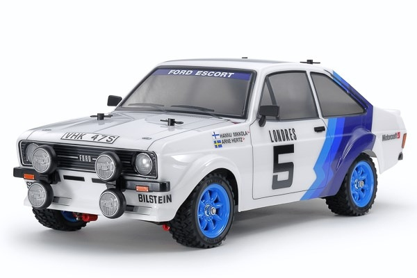 TAMIYA 1/10 R/C Ford Escort Mk.II Rally (MF-01X) / NO ESC in de groep SPEELGOED, KINDER- & BABYPRODUCTEN / Op afstand bestuurbaar / Afstand bestuurbare auto\'s bij TP E-commerce Nordic AB (C31663)