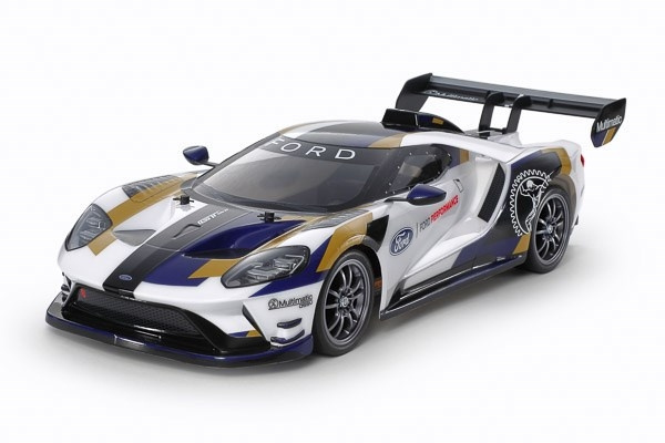 TAMIYA 1/10 R/C 2020 Ford GT Mk II (TT-02) / NO ESC in de groep SPEELGOED, KINDER- & BABYPRODUCTEN / Op afstand bestuurbaar / Afstand bestuurbare auto\'s bij TP E-commerce Nordic AB (C31664)