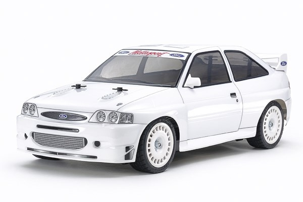 TAMIYA 1/10 R/C 1998 Ford Escort Custom (TT-02) / NO ESC in de groep SPEELGOED, KINDER- & BABYPRODUCTEN / Op afstand bestuurbaar / Afstand bestuurbare auto\'s bij TP E-commerce Nordic AB (C31665)