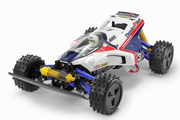 TAMIYA 1/10 R/C Thunder Shot (2022) in de groep SPEELGOED, KINDER- & BABYPRODUCTEN / Op afstand bestuurbaar / Afstand bestuurbare auto\'s bij TP E-commerce Nordic AB (C31685)