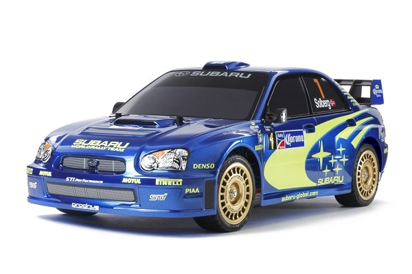 TAMIYA 1/10 R/C Subaru Impreza Mexico 2004 (TT-01 Type-E) in de groep SPEELGOED, KINDER- & BABYPRODUCTEN / Op afstand bestuurbaar / Afstand bestuurbare auto\'s bij TP E-commerce Nordic AB (C31697)