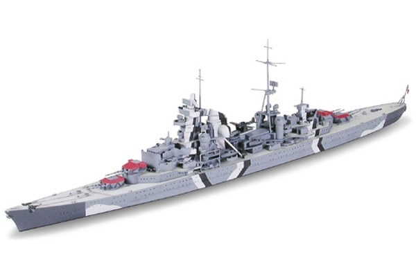 TAMIYA 1/700 German Heavy Cruiser Prinz Eugen in de groep SPORT, VRIJE TIJD & HOBBY / Hobby / Kunststof modellen / Militaire voertuigen (land) bij TP E-commerce Nordic AB (C31709)