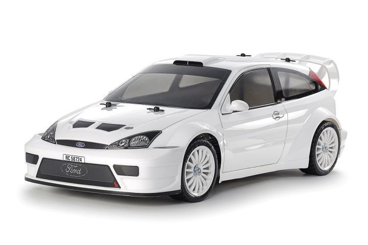 TAMIYA 1/10 R/C 2003 Ford Focus RS Custom (TT-02) in de groep SPEELGOED, KINDER- & BABYPRODUCTEN / Op afstand bestuurbaar / Afstand bestuurbare auto\'s bij TP E-commerce Nordic AB (C31756)