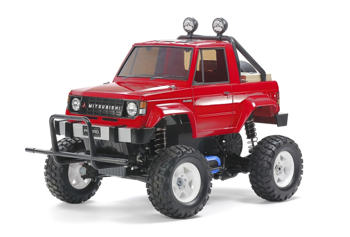 TAMIYA 1/10 R/C Mitsubishi Pajero (CW-01) in de groep SPEELGOED, KINDER- & BABYPRODUCTEN / Op afstand bestuurbaar / Afstand bestuurbare auto\'s bij TP E-commerce Nordic AB (C31815)