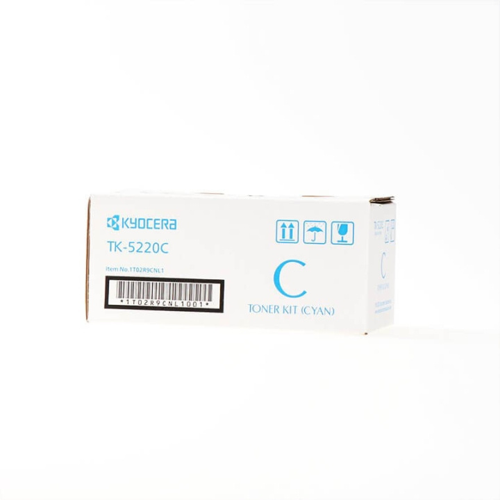 Kyocera Toner 1T02R9CNL1 TK-5220 Cyan in de groep COMPUTERS & RANDAPPARATUUR / Printers & Accessoires / Inkt & Toner / Toner / Kyocera bij TP E-commerce Nordic AB (C32247)