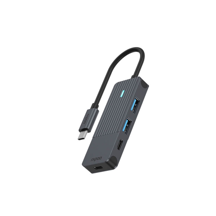 Rapoo UCH-4003 USB-C till USB-A & USB-C Hubb in de groep COMPUTERS & RANDAPPARATUUR / Computeraccessoires / USB-hubs bij TP E-commerce Nordic AB (C32280)