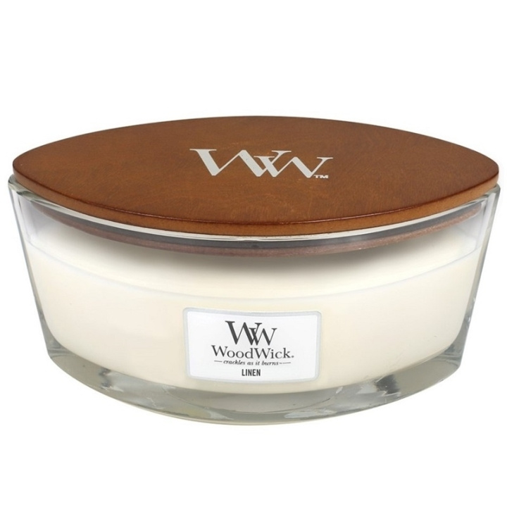 WoodWick Ellipse - Linen in de groep BEAUTY & HEALTH / Geuren & Parfum / Overige geuren / Geurkaarsen bij TP E-commerce Nordic AB (C32514)