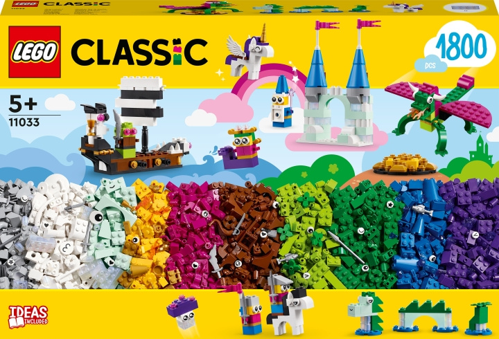 LEGO Classic 11033 - Kreativ fantasivärld in de groep SPEELGOED, KINDER- & BABYPRODUCTEN / Speelgoed / Bouwspeelgoed / Lego bij TP E-commerce Nordic AB (C32777)