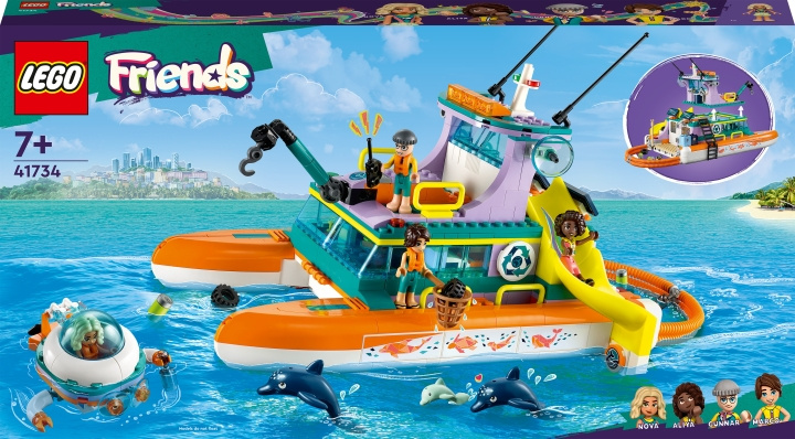 LEGO Friends 41734 - Sjöräddningsbåt in de groep SPEELGOED, KINDER- & BABYPRODUCTEN / Speelgoed / Bouwspeelgoed / Lego bij TP E-commerce Nordic AB (C32793)