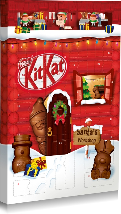 Nestle Nestlé KitKat - Julkalender, 208 g in de groep SPEELGOED, KINDER- & BABYPRODUCTEN / Speelgoed / Adventkalender bij TP E-commerce Nordic AB (C32982)