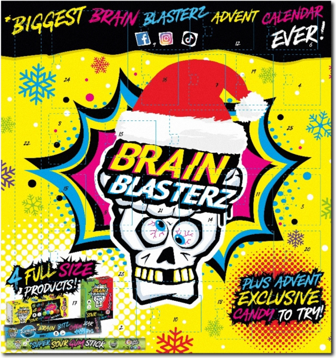 Brain Blasterz - Adventskalender, 327 g in de groep SPEELGOED, KINDER- & BABYPRODUCTEN / Speelgoed / Adventkalender bij TP E-commerce Nordic AB (C32989)