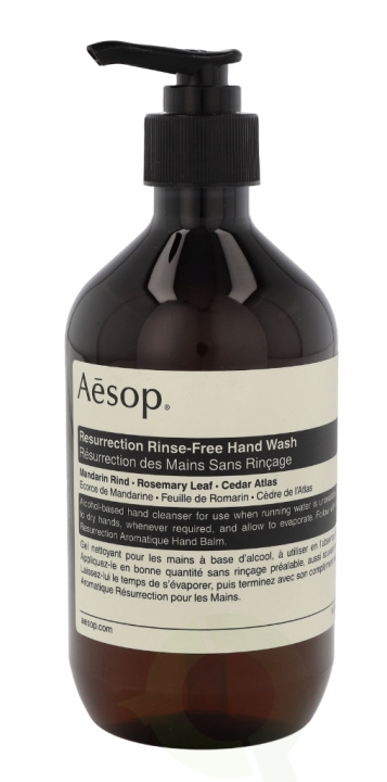 Aesop Resurrection Rinse-Free Hand Wash carton @ 1 piece x 500 ml in de groep BEAUTY & HEALTH / Huidsverzorging / Lichaamsverzorging / Geurende zeep bij TP E-commerce Nordic AB (C33003)