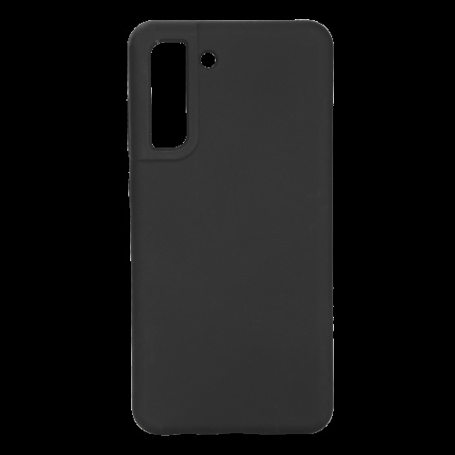 essentials Samsung Galaxy S22 silicone back cover, Black in de groep SMARTPHONE & TABLETS / Mobielbescherming / Samsung bij TP E-commerce Nordic AB (C33160)