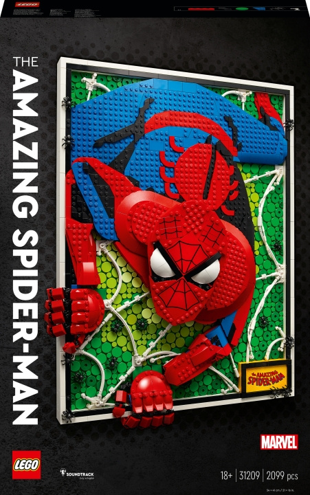 LEGO ART 31209 - The Amazing Spider-Man in de groep SPEELGOED, KINDER- & BABYPRODUCTEN / Speelgoed / Bouwspeelgoed / Lego bij TP E-commerce Nordic AB (C33472)