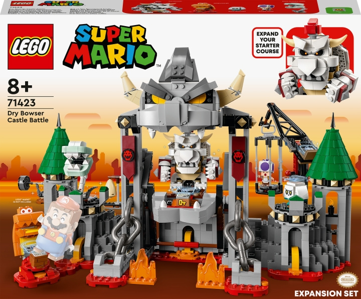 LEGO Super Mario 71423 - Dry Bowser Castle Battle Expansion Set in de groep SPEELGOED, KINDER- & BABYPRODUCTEN / Speelgoed / Bouwspeelgoed / Lego bij TP E-commerce Nordic AB (C33495)